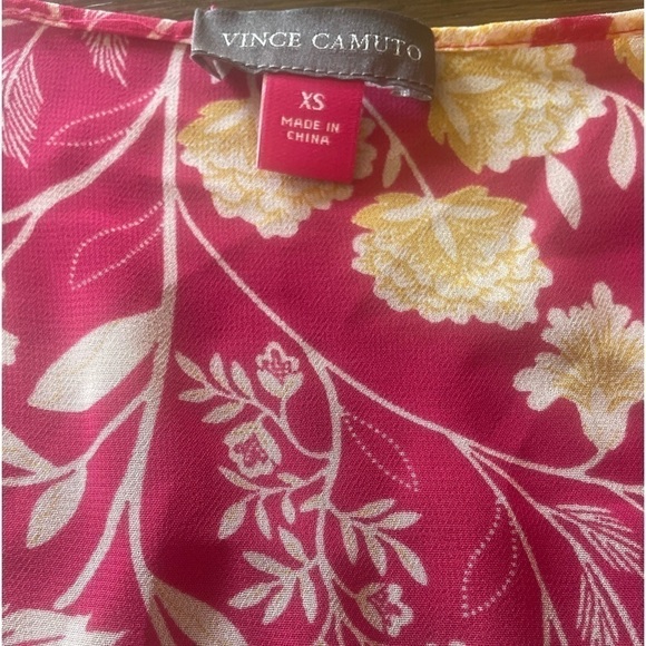 New Vince Camuto Boho Women's Pink Floral Chiffon Cardigan Duster - Picture 5 of 9